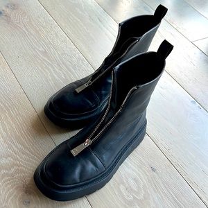 Zara black boots. Size 38